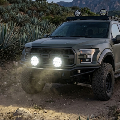 Realtruck - Par de Faros Redondos Ambar de 6" RT Bright Series - Image 4