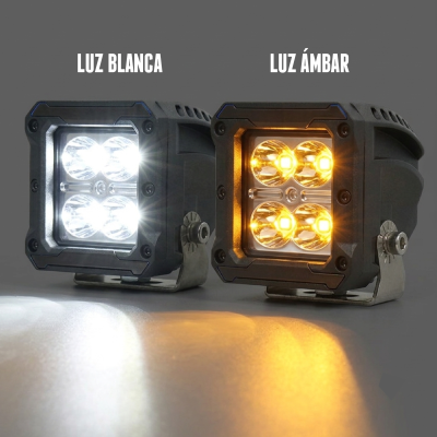 Realtruck - Luces Led CUBEIT de 3" RT Amber Series c / Inserto de plastico (1 Par) - Image 2