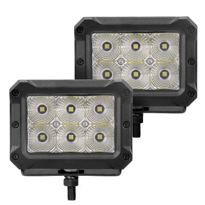 Realtruck - Par de Faros Rectangulares de 6 leds GR Bright Series Flood - Image 2