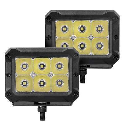 Realtruck - Par de Faros Rectangulares de 6 leds GR Bright Series Spot - Image 2