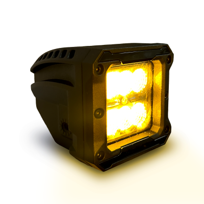 Realtruck - Luces Led CUBEIT de 3" RT Amber Series c / Inserto de plastico (1 Par) - Image 6