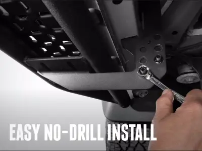 N-Fab - Estribos Growler Sport RT para Gladiator JT 20-26 Crew Cab - Image 9